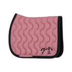 Eden by Pénélope - Tapis de selle Diamant vieux rose/ noir / noir