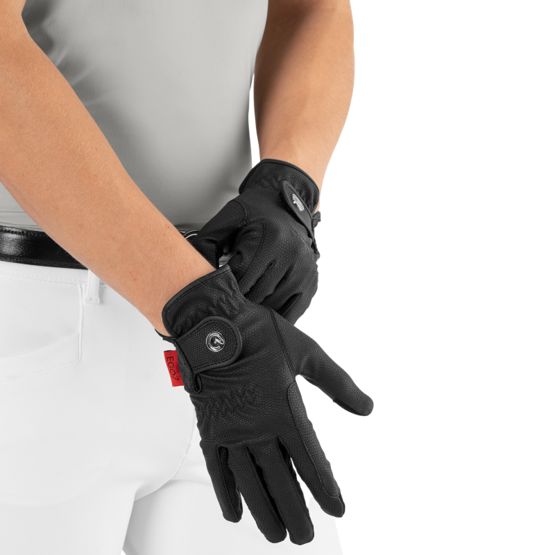 Ego7 - Gants d'équitation Action Glove noir | - Ohlala