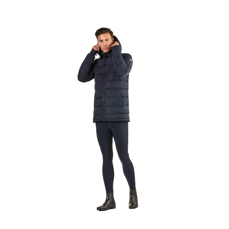 Ego7 - Parka matelassée manches longues homme Odino marine | - Ohlala