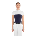 Ego7 - Wedstrijdpolo korte mouwen dames Mesh marine | - Ohlala