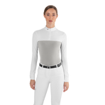 Ego7 - Polo de concours manches longues femme Mesh ice gray | - Ohlala