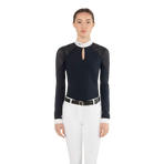 Ego7 - Polo de concours manches longues femme Teresa marine | - Ohlala