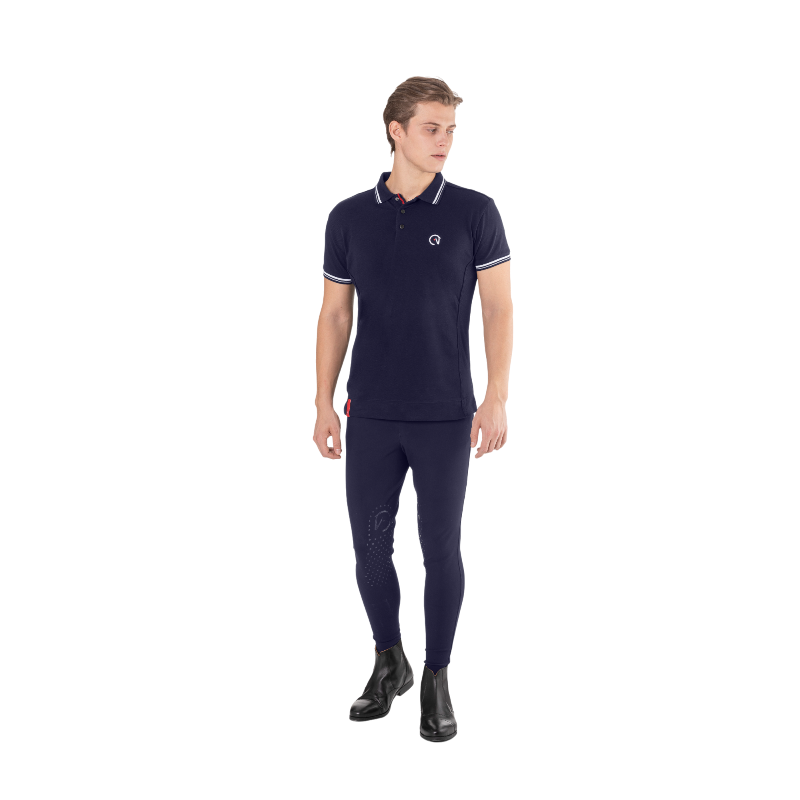 Ego7 - Polo manches courtes homme Top Air marine | - Ohlala