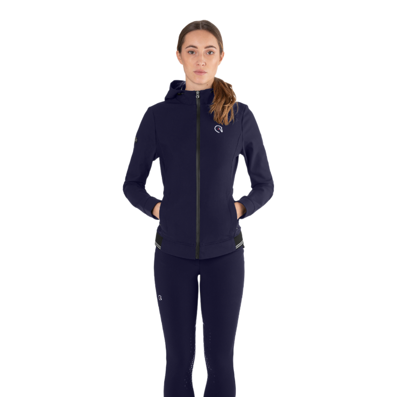 Ego7 - Veste manches longues femme Hoodie marine | - Ohlala