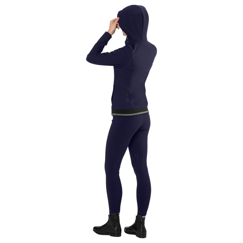 Ego7 - Veste manches longues femme Hoodie marine | - Ohlala