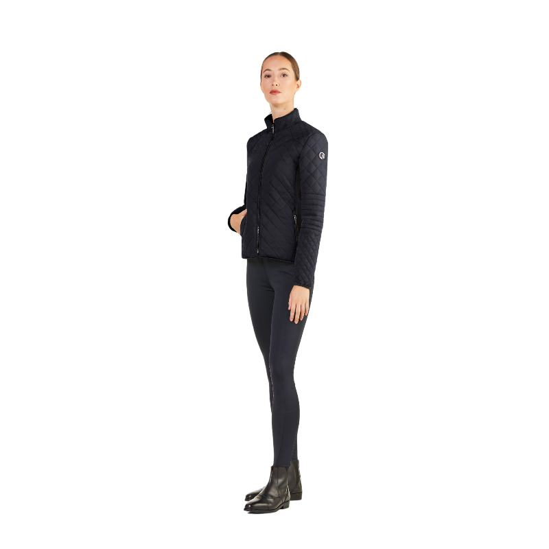 Ego7 - Veste manches longues matelassée femme Atena marine | - Ohlala