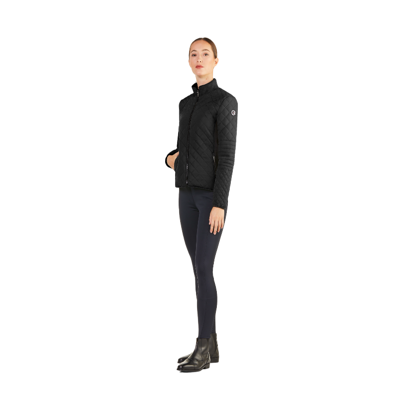 Ego7 - Veste manches longues matelassée femme Atena noir | - Ohlala
