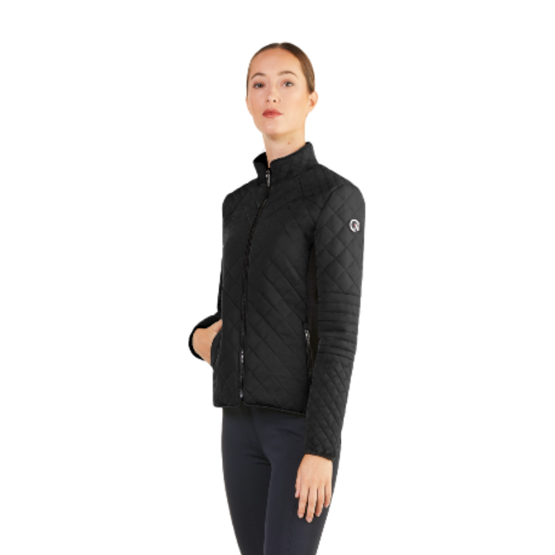 Ego7 - Veste manches longues matelassée femme Atena noir