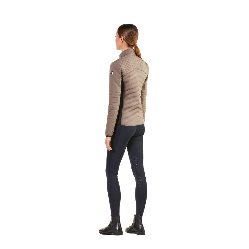 Ego7 - Veste manches longues matelassée femme Atena turtledove | - Ohlala