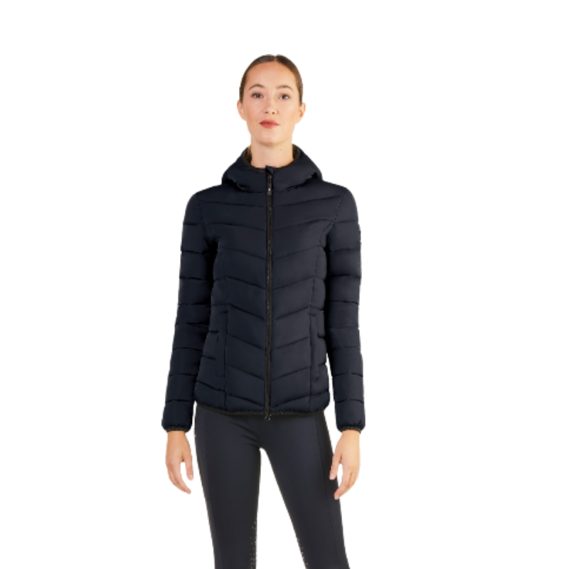 Ego7 - Veste manches longues matelassée femme Febe marine