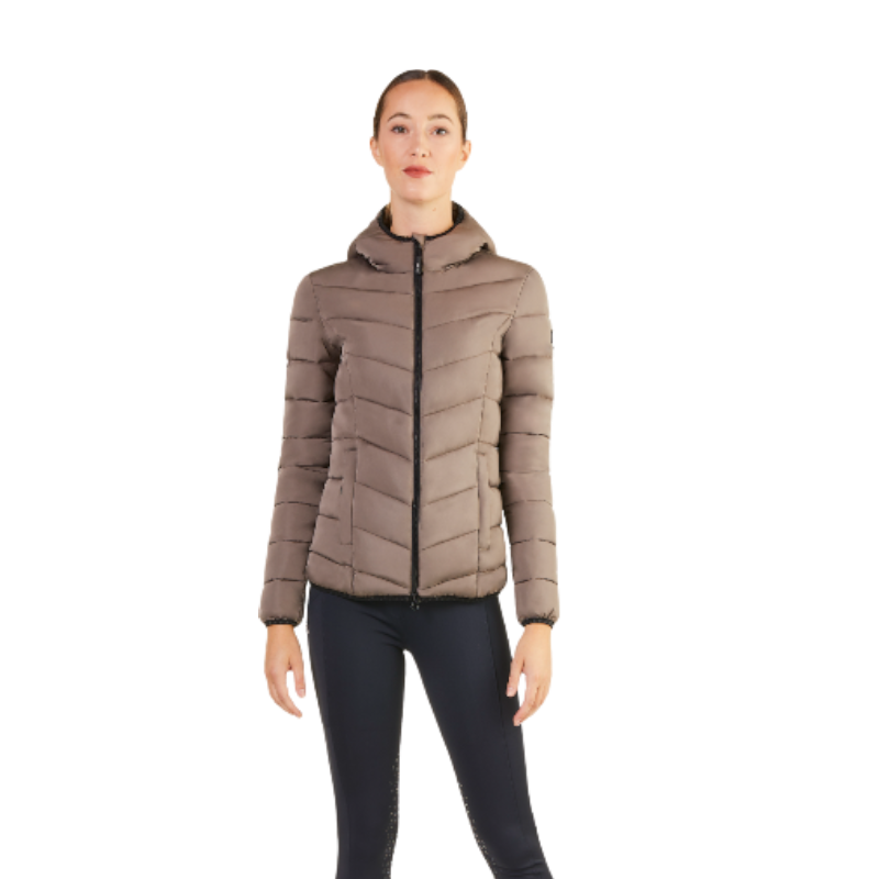 Ego7 - Veste manches longues matelassée femme Febe turtledove