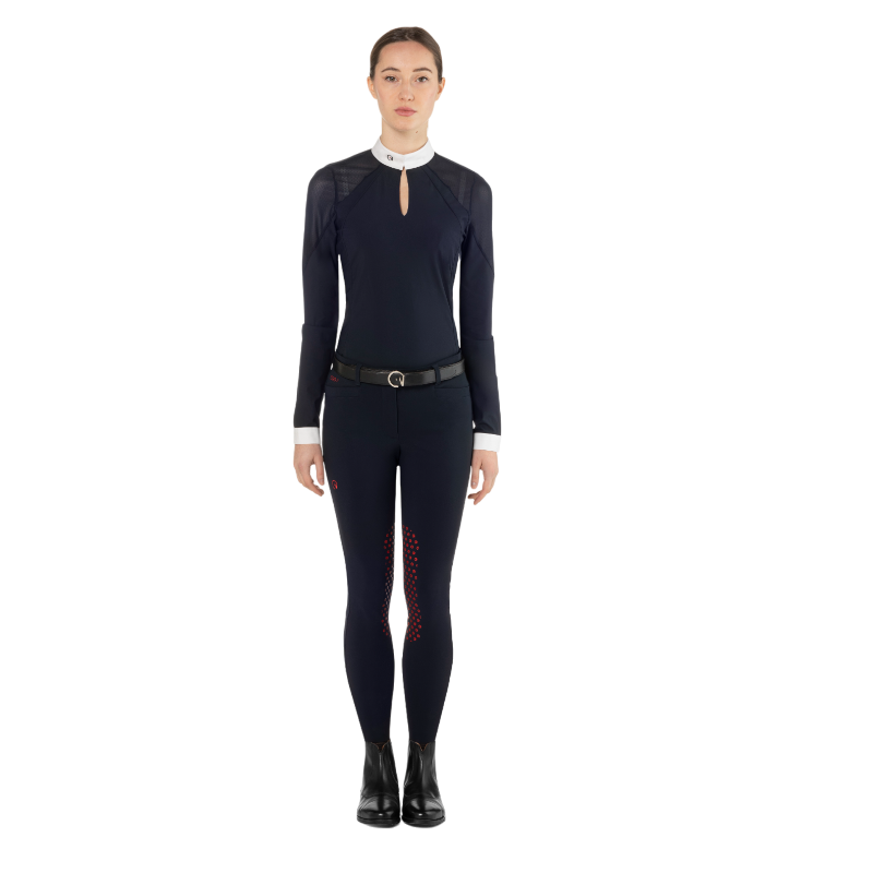 Ego7 - Pantalon d'équitation femme Jumping GI marine | - Ohlala