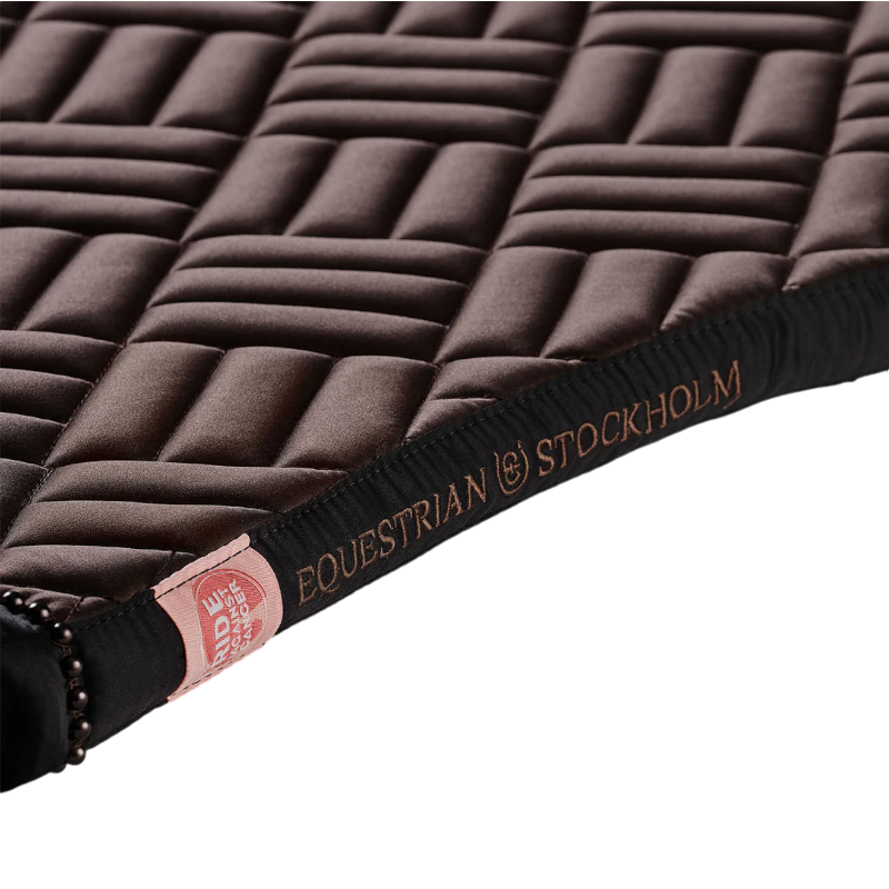 Equestrian Stockholm - Tapis de dressage Modern Mocha marron