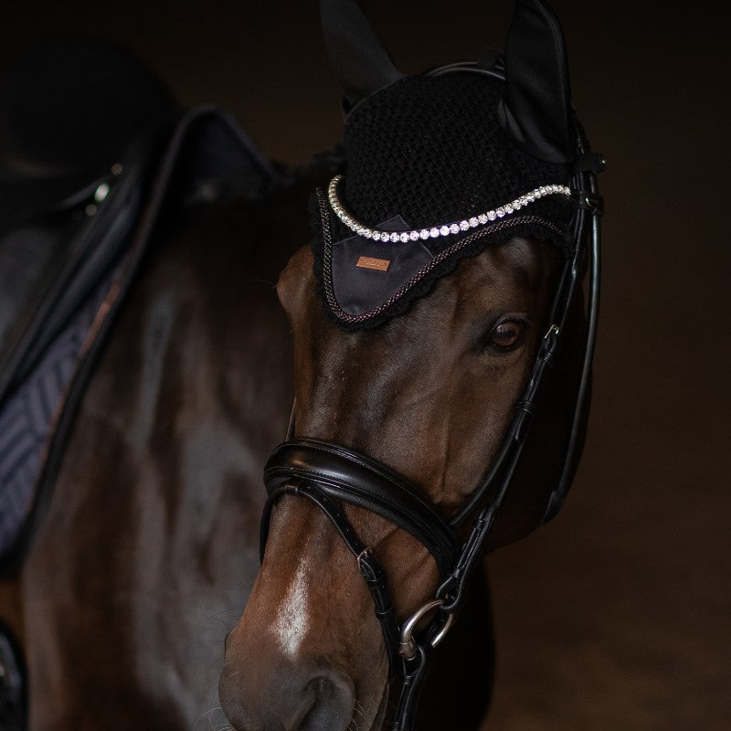 Equestrian Stockholm - Bonnet pour chevaux Dark Ocean marine
