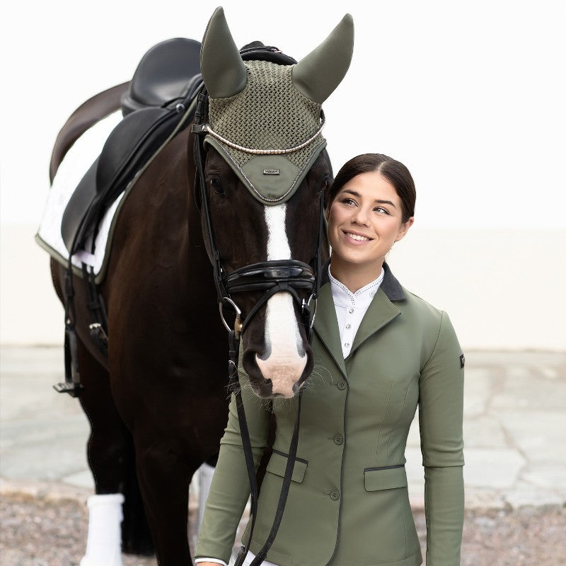 Equestrian Stockholm - Bonnet pour chevaux Striking Valley Modern vert