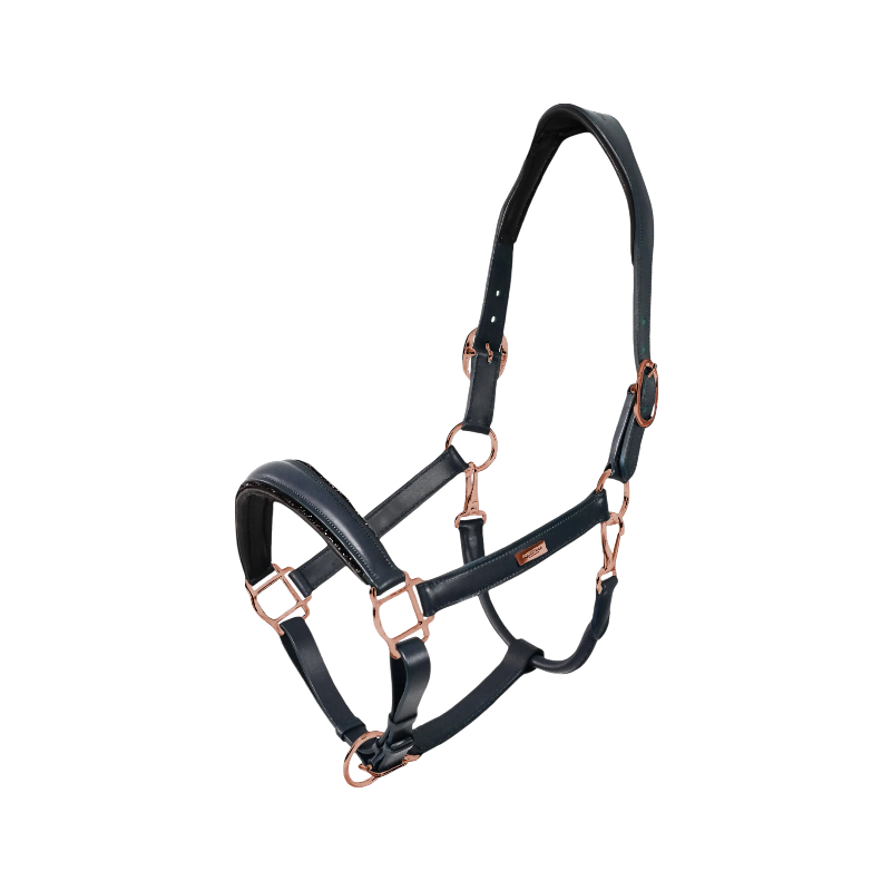 Equestrian Stockholm - Licol en cuir Glimmer Dark Ocean