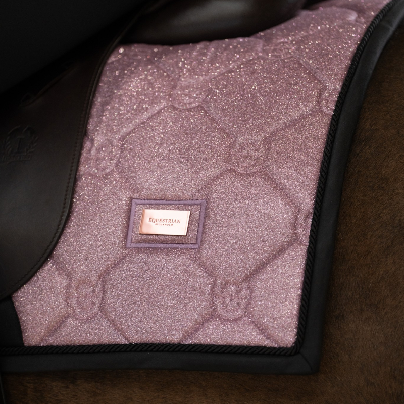 Equestrian Stockholm - Tapis de dressage Glimmer rose