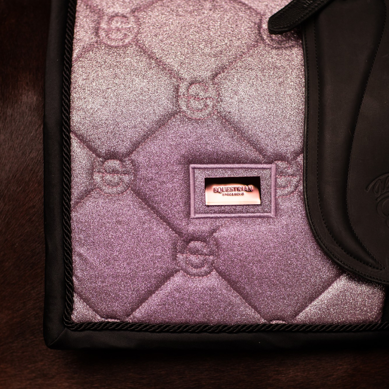 Equestrian Stockholm - Tapis de dressage Glimmer rose