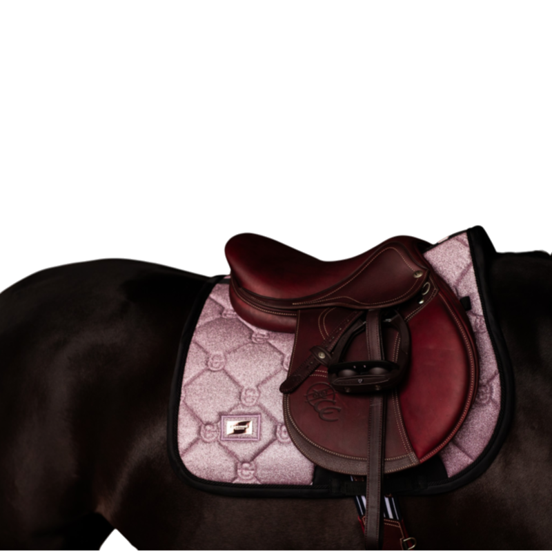 Equestrian Stockholm - Tapis de selle Glimmer rose