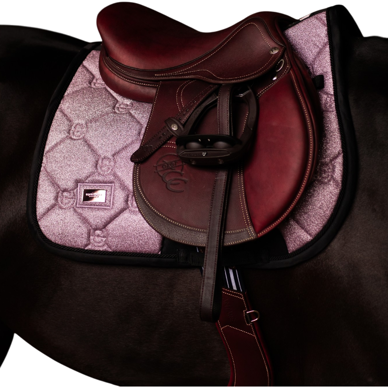 Equestrian Stockholm - Tapis de selle Glimmer rose