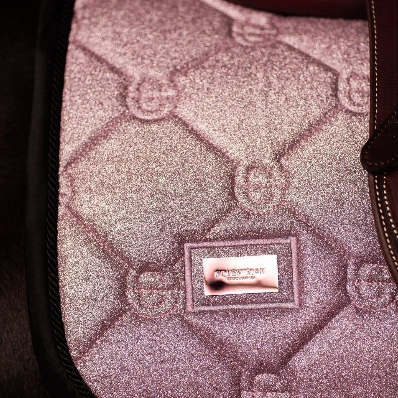 Equestrian Stockholm - Tapis de selle Glimmer rose
