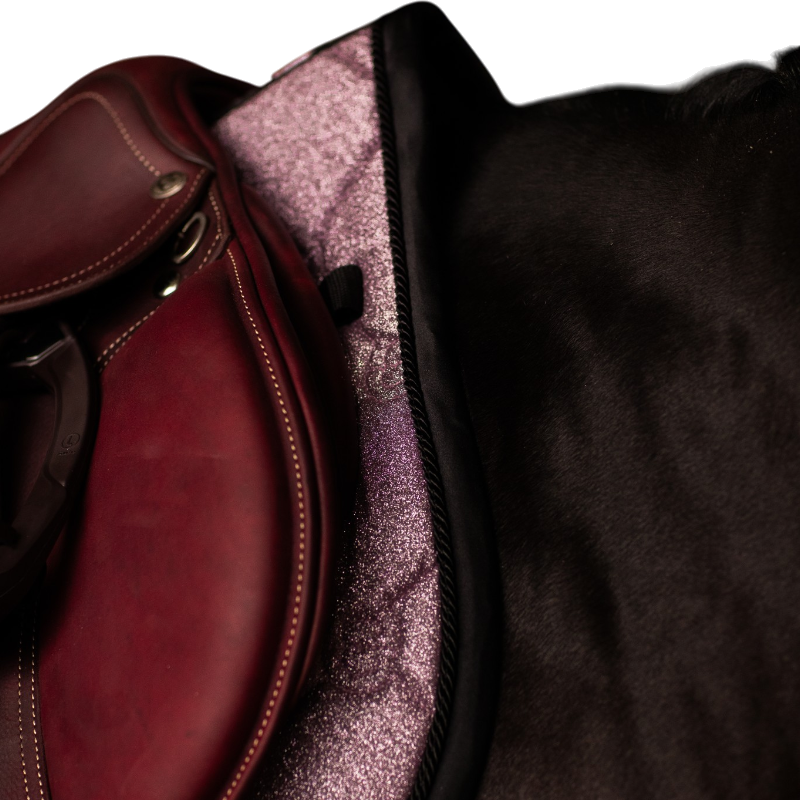 Equestrian Stockholm - Tapis de selle Glimmer rose