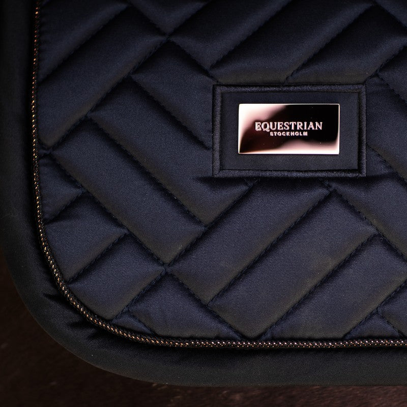 Equestrian Stockholm - Tapis de selle Modern Dark Ocean marine