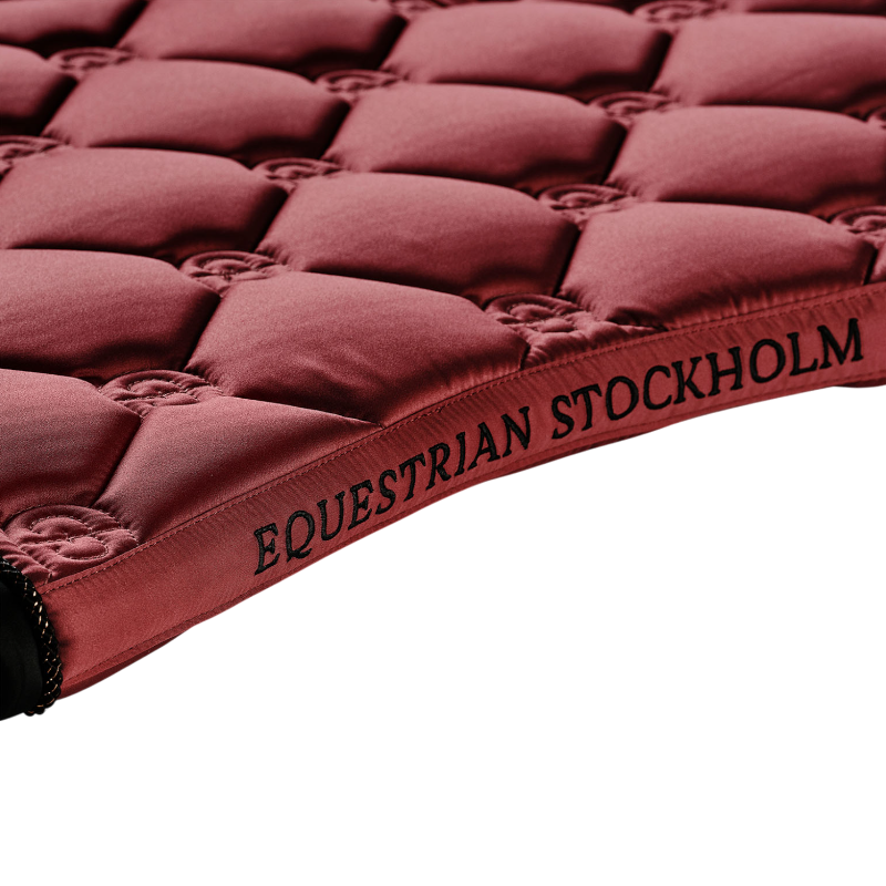Equestrian Stockholm - Tapis de selle Soft rouge