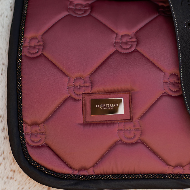 Equestrian Stockholm - Tapis de selle Soft rouge