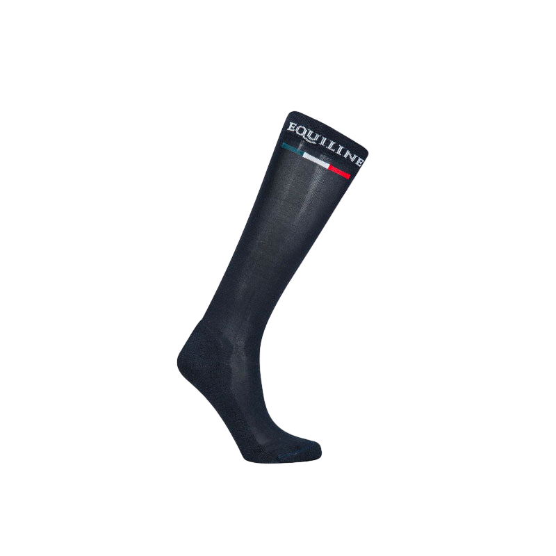 Equiline - Chaussettes d'équitation marine (x1) | - Ohlala