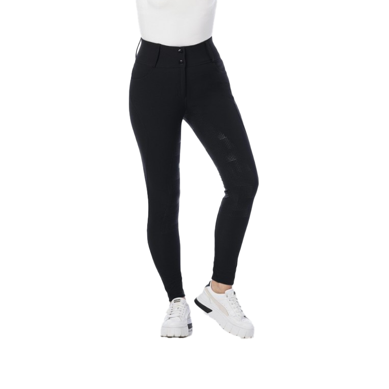 Equithème - Pantalon d'équitation enfant Queen noir | - Ohlala