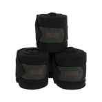 Equithème - Polo bandages 3M zwart (x4) | - Ohlala
