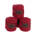 Equithème - Polo bandages 3M rood (x4) | - Ohlala