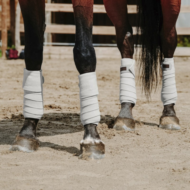 Equithème - Bandes de Polo 3M blanc (x4)