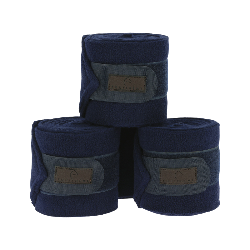 Equithème - Bandes de Polo 3M marine (x4)