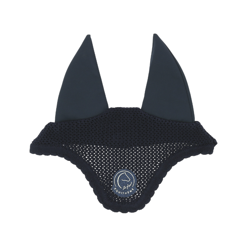Equithème - Bonnet pour chevaux Compet Je t'aime marine