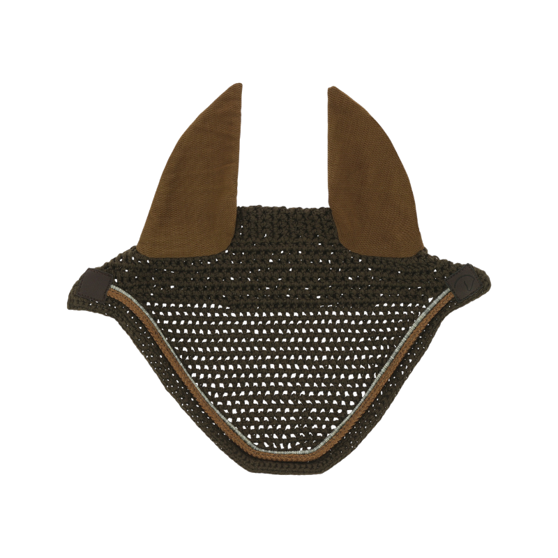 Equithème - Bonnet pour chevaux Hexalight marron