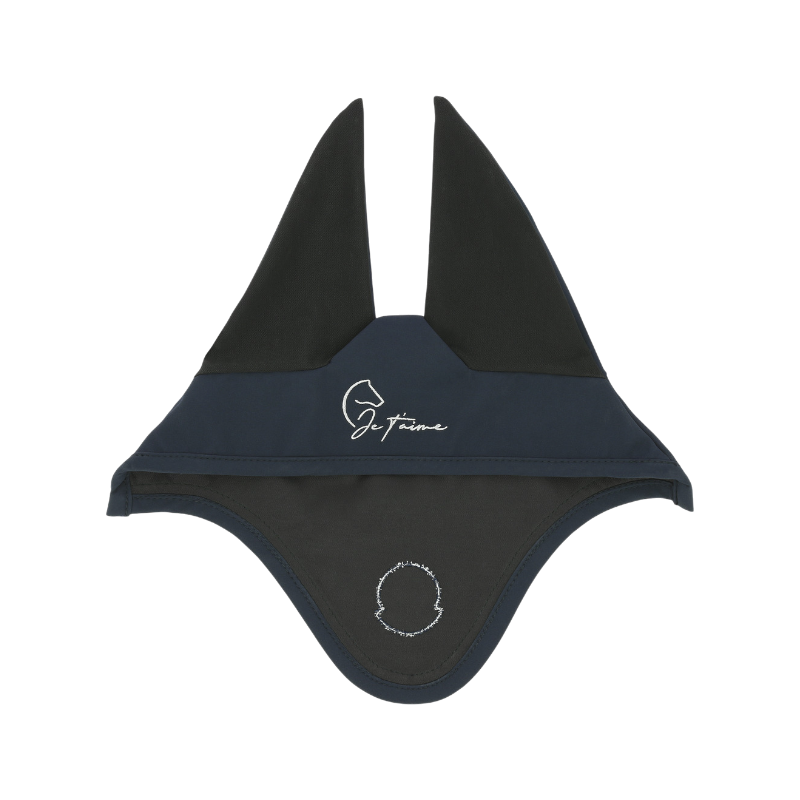 Equithème - Bonnet pour chevaux Origine Je t'aime marine