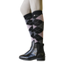 Equithème - Chaussettes d'équitation Argyle noir/ vieux rose | - Ohlala