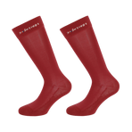 Equithème - Rijsokken Classic rood (x1) | - Ohlala