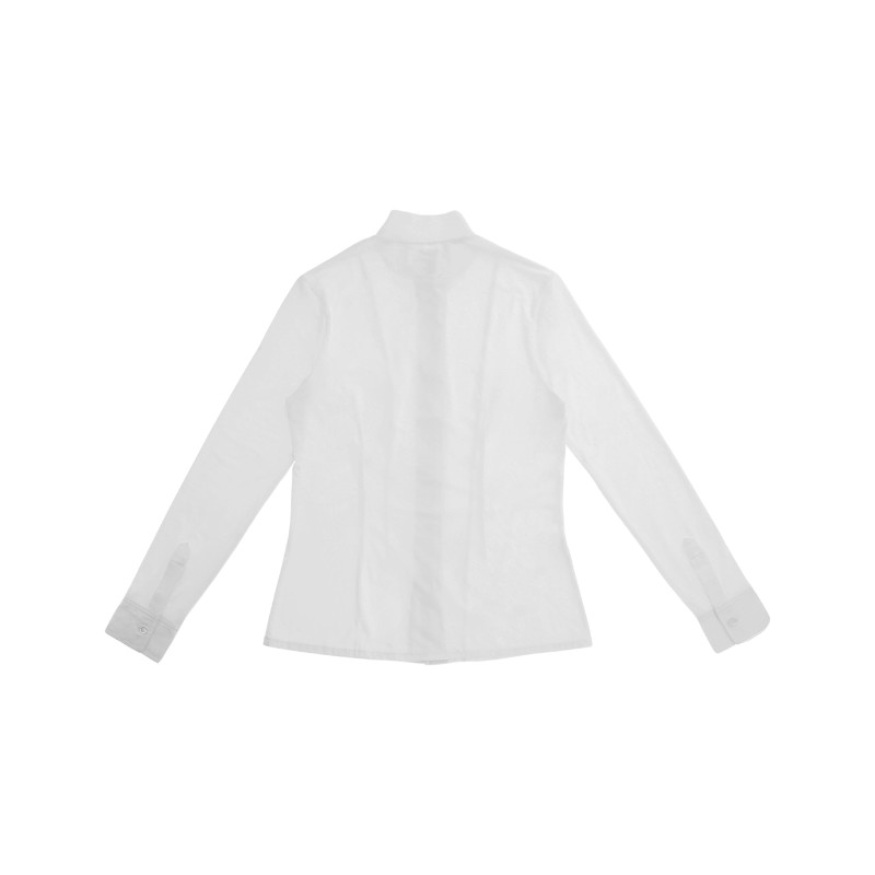 Equithème - Chemise manches longues femme Julie blanc