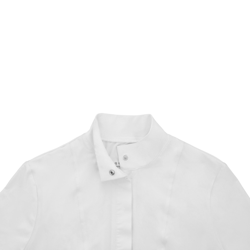 Equithème - Chemise manches longues femme Julie blanc