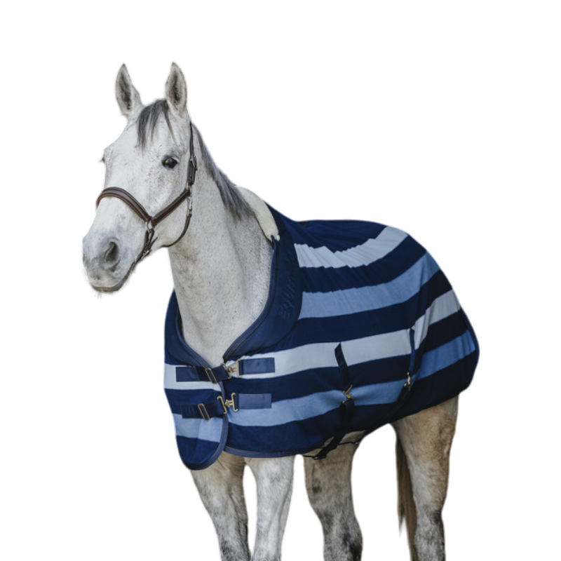 Equithème - Chemise polaire Confortec marine 160g