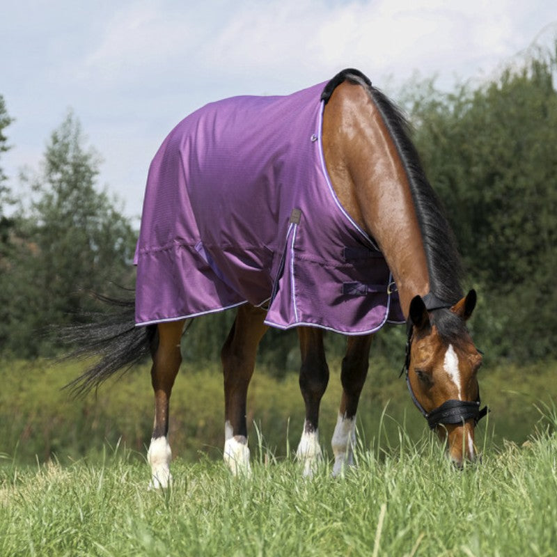 Equithème - Couverture Tyrex Aisance 600D prune 50g