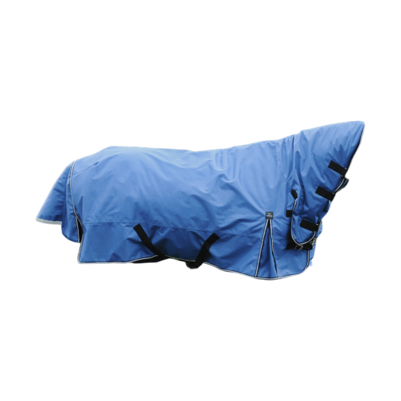 Equithème - Couverture d'extérieur Tyrex Aisance 1200D Combo bleu roi 300g