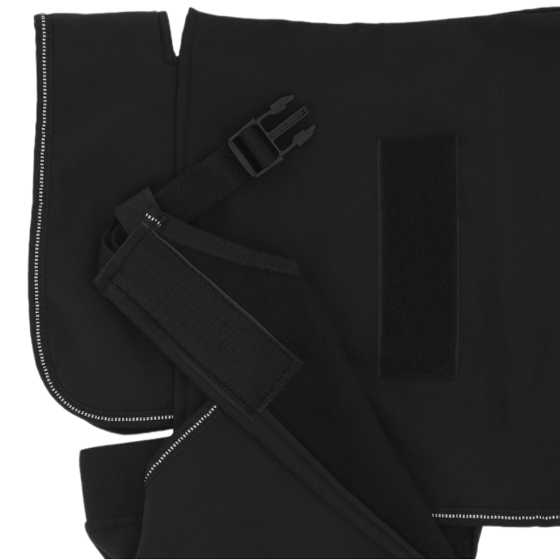 Equithème - Couverture pour chien Softshell noir 0g