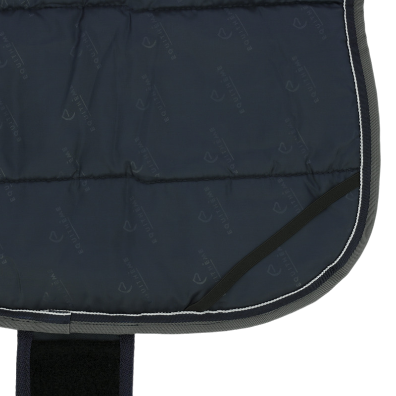 Equithème - Couverture pour chien Tyrex 600D bleu/ gris 200g