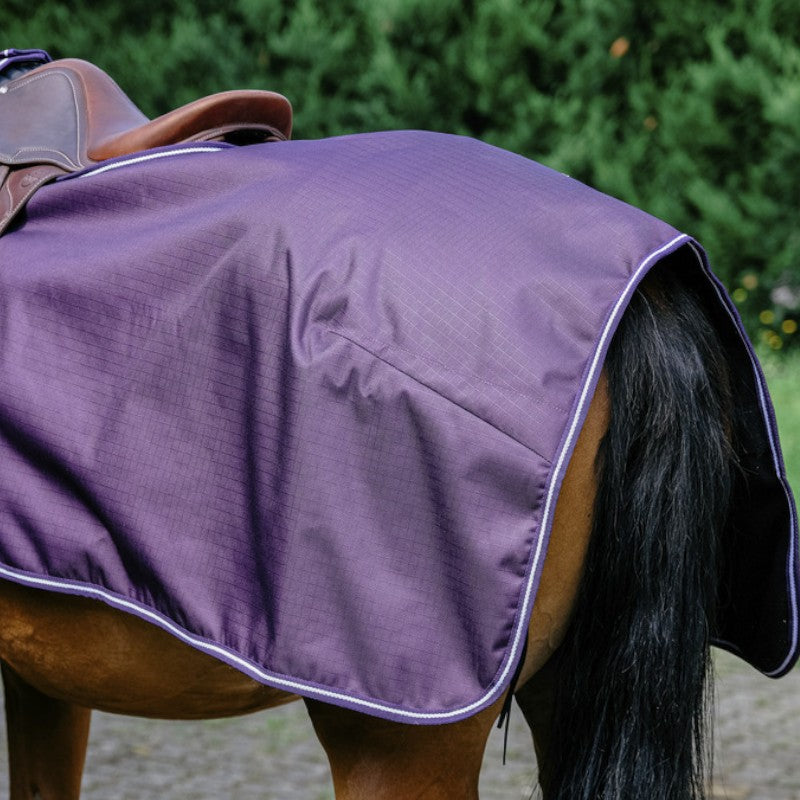 Equithème - Couvre-reins polaire Tyrex 600D prune