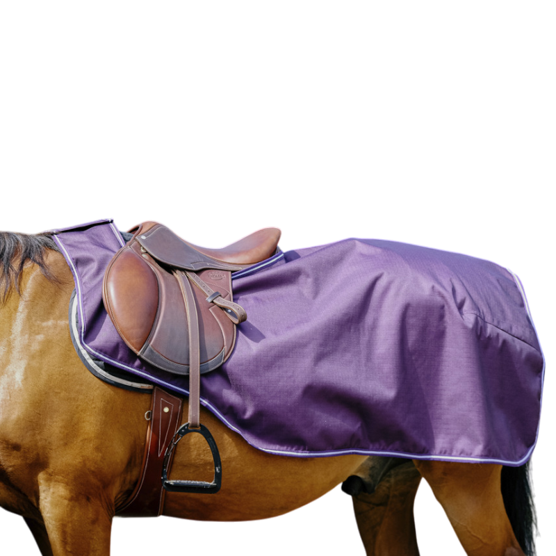 Equithème - Couvre-reins polaire Tyrex 600D prune