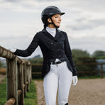Equithème - Dames dressuurjas Munich zwart | - Ohlala